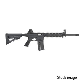 Stock image of assault style rifle