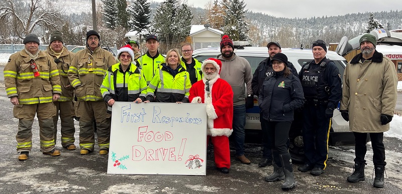 First responders food drive 