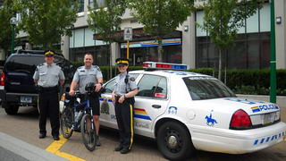 Photo of District 3 Office with RCMP members