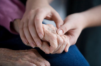 hand holding another person's hand