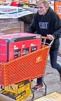 Police looking for suspect in tool theft