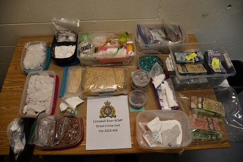 Drugs seized from warrant search