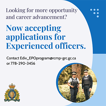 Looking for more opportunity and career advancement? Now accepting applications for Experienced officers